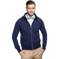 Sweter ALBERTO SWG000005. Niebieskie swetry rozpinane męskie marki Giacomo Conti, na jesień, m, z materiału. Za 399,00 zł.