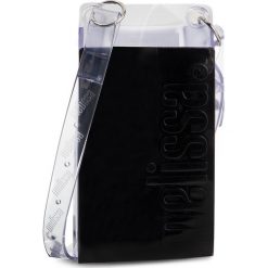 Torebka MELISSA - Cute Bag Rainbow 34174 Clear Black 51608. Czarne listonoszki damskie Melissa, bez wzorów, z tworzywa sztucznego, bez dodatków. Za 259,00 zł.