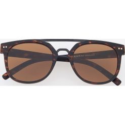 Okulary przeciwsłoneczne - Brązowy. Pomarańczowe okulary przeciwsłoneczne damskie Reserved. Za 49,99 zł.