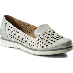 Lordsy SERGIO BARDI - Donori SS127300818AG 109. Szare półbuty damskie Sergio Bardi, na co dzień, bez wzorów, ze skóry, bez obcasa, na płaskiej podeszwie, bez zapięcia. W wyprzedaży za 189,00 zł.