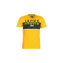T-shirty z krótkim rękawem Jack Jones JCOVIKING. Żółte t-shirty męskie Jack & Jones, s, bez wzorów, bez kołnierzyka, krótkie. Za 55,30 zł.