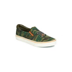 Tenisówki Polo Ralph Lauren THOMPSON. Zielone trampki męskie Polo Ralph Lauren, bez wzorów, bez zapięcia. Za 257,40 zł.