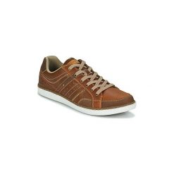 Buty Skechers LANSON. Pomarańczowe trampki męskie Skechers, bez wzorów, bez zapięcia. Za 289,00 zł.