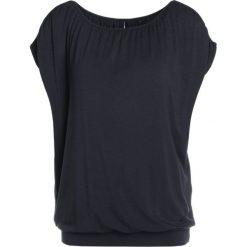 Topy sportowe damskie: Curare Yogawear CRINCLED Tshirt basic midnight blue