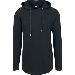 Urban Classics Long Shaped Terry Hoodie Bluza z kapturem czarny. Czarne bluzy męskie marki Urban Classics, xl, z długim rękawem, długie, z kapturem. Za 79,90 zł.