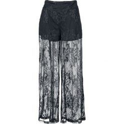 Bermudy damskie: Jawbreaker Lace Trousers Krótkie spodenki damskie czarny