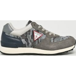 Guess Jeans - Buty. Szare buty sportowe męskie marki Guess Jeans, z jeansu, bez zapięcia. Za 399,90 zł.