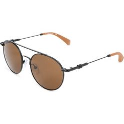 Calvin Klein - Okulary CKJ163S.001. Pomarańczowe okulary przeciwsłoneczne damskie Calvin Klein. W wyprzedaży za 299,90 zł.