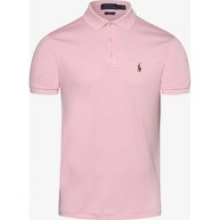 Polo Ralph Lauren - Męska koszulka polo – Slim fit, różowy. Różowe koszulki męskie Polo Ralph Lauren, xxl, z haftami, z bawełny, polo, bez rękawów. Za 479,95 zł.