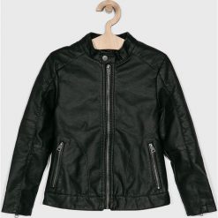 Blukids - Kurtka dziecięca 98-134 cm. Czarne kurtki chłopięce Blukids, bez wzorów, z poliesteru, krótkie, bez kaptura. Za 169,90 zł.