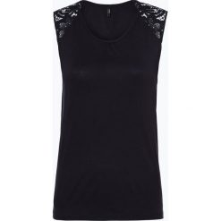 ONLY - Top damski – Onlalba, niebieski. Niebieskie topy damskie ONLY, s, w koronkowe wzory, z koronki, bez kołnierzyka. Za 49,95 zł.