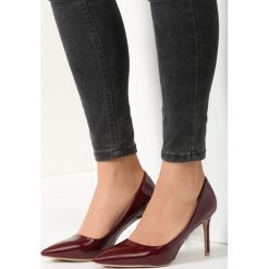 Szpilki: Bordowe Szpilki Killer Heels