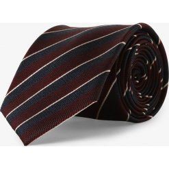 Andrew James New York - Męski krawat z jedwabiu, niebieski. Niebieskie krawaty męskie Andrew James New York, bez wzorów. Za 149,95 zł.