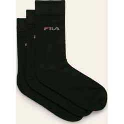 Fila - Skarpetki (3 pack). Białe skarpetki damskie Fila, bez wzorów, z elastanu. Za 39,90 zł.