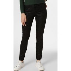 Opus - Spodnie damskie – Emily Snake, czarny. Czarne spodnie damskie Opus, ze skóry. Za 389,95 zł.