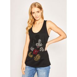 Top Liu Jo FA0407 J5904. Czarne bluzki damskie Liu Jo, l, bez wzorów, polo, bez rękawów. W wyprzedaży za 299,00 zł.