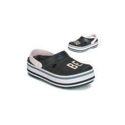 Chodaki Crocs CB PLATFORM BOLD COLOR CLOG. Czarne klapki damskie Crocs, bez wzorów, bez obcasa. Za 309,00 zł.