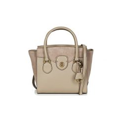 Torebki do ręki Lauren Ralph Lauren MILBROOK SATCHEL MEDIUM. Brązowe torebki klasyczne damskie marki Lauren Ralph Lauren, bez wzorów, do ręki, bez dodatków. Za 1231,20 zł.