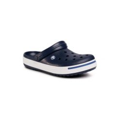 CROCS 11989-42T Granatowy. Niebieskie kapcie męskie Crocs, bez wzorów, z tworzywa sztucznego. Za 159,99 zł.