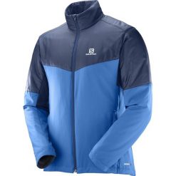 Salomon Escape Jkt M Myconos Blue/Dress Blue M. Niebieskie kurtki sportowe męskie Salomon, na zimę, m, z materiału, narciarskie. W wyprzedaży za 435,00 zł.