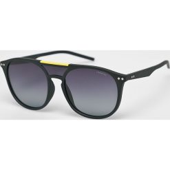 Polaroid - Okulary 233621.DL599WJ. Czarne okulary przeciwsłoneczne męskie wayfarery marki Polaroid, z materiału, prostokątne. W wyprzedaży za 159,90 zł.