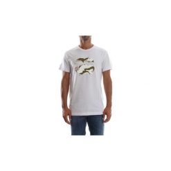 T-shirty z krótkim rękawem G-Star Raw D08406 336 USTRI. Białe t-shirty męskie G-Star RAW, s, bez wzorów, retro, bez kołnierzyka, krótkie. Za 88,08 zł.