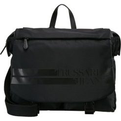 Trussardi Jeans TURATI BRIEF CASE BAG NYLON Aktówka black. Czarne aktówki męskie Trussardi Jeans, bez wzorów, z jeansu. Za 589,00 zł.