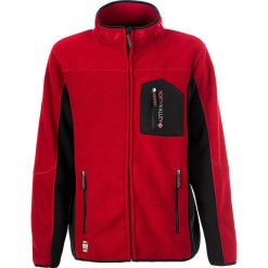 Kurtka polarowa w kolorze czerwonym. Czerwone bluzy męskie Northvalley, m, bez wzorów, z materiału, ze stójką, bez rękawów, bez kaptura. W wyprzedaży za 153,95 zł.