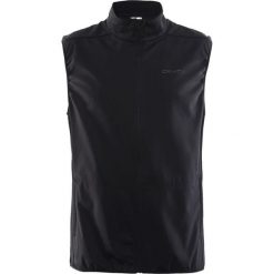 Craft kamizelka męska Warm czarna L. Czarne kurtki sportowe męskie Craft, m, bez wzorów, bez kaptura, na fitness i siłownię. W wyprzedaży za 179,00 zł.