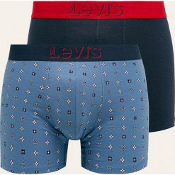 Levi's - Bokserki (2-pack). Czerwone bokserki męskie Levi's®, z nadrukiem, z elastanu. W wyprzedaży za 99,90 zł.