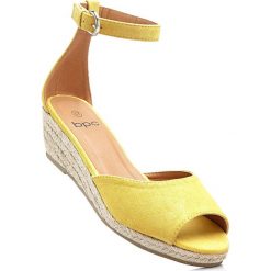 Czółenka: Espadryle na koturnie bonprix curry