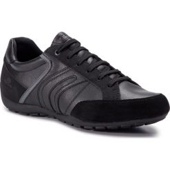 Sneakersy GEOX - U Ravex D U823FD 05422 C9999 Black. Czarne sneakersy męskie Geox, na co dzień, bez wzorów, z zamszu, klasyczne, bez zapięcia. Za 349,00 zł.