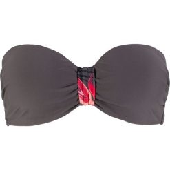 Biustonosz bikini na fiszbinach bonprix szary. Szare stroje kąpielowe damskie bonprix, z nadrukiem. Za 59,99 zł.