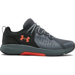Under Armour Charged Commit 2 Tenisówki Szary. Szare trampki męskie Under Armour, bez wzorów, z materiału, bez zapięcia. Za 378,95 zł.