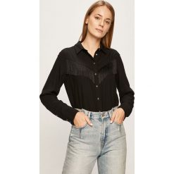 Levi's - Koszula. Czarne bluzki damskie Levi's®, s, bez wzorów, z wiskozy, casualowe, bez kołnierzyka, z długim rękawem. W wyprzedaży za 279,90 zł.