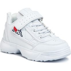 Sneakersy KAPPA - Rave Nc K 260782K White 1010. Białe trampki chłopięce Kappa, na rzepy. Za 99,00 zł.