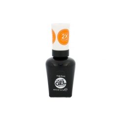 Sally Hansen Miracle Gel STEP2 lakier do paznokci 14,7 ml dla kobiet 101 Top Coat. Czarne topy damskie Sally Hansen, s, bez wzorów, z lakierowanej skóry, z klasycznym kołnierzykiem. Za 27,92 zł.