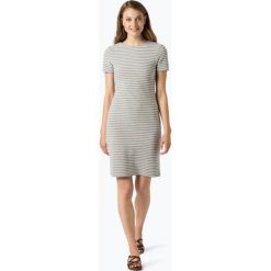 BOSS Casual - Sukienka damska – Damarino, szary. Szare sukienki damskie na komunię marki BOSS Casual, na co dzień, s, w paski, casualowe, z falbankami. Za 599,95 zł.