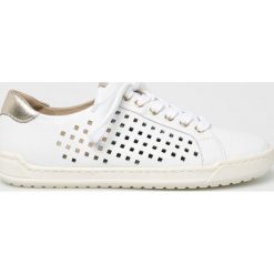 Caprice - Buty. Białe buty sportowe damskie marki Caprice, bez wzorów, ze skóry, sportowe. Za 269,90 zł.