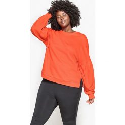 Obszerna bluza. Brązowe bluzy damskie marki CASTALUNA, z bawełny, z długim rękawem, długie. Za 176,36 zł.