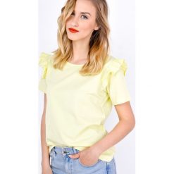 Bluzki, topy, tuniki: Bluzeczka z falbankami na rękawach