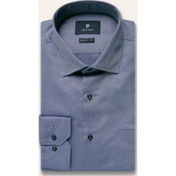 Pierre Cardin - Koszula. Niebieskie koszule męskie Pierre Cardin, bez wzorów, z bawełny, eleganckie, z klasycznym kołnierzykiem, z długim rękawem. Za 299,90 zł.