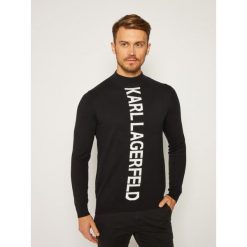 Golf KARL LAGERFELD Knit Turtleneck 655035 502305. Czarne swetry męskie KARL LAGERFELD, xxl, bez wzorów, z golfem, bez kaptura. Za 689,00 zł.