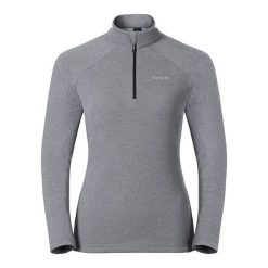 Odlo Bluza damska Midlayer 1/2 zip Snowbird szara r. M (222001). Szare bluzy sportowe damskie marki Odlo, m. Za 183,43 zł.