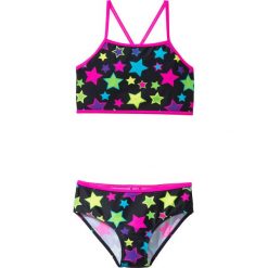 Stroje dwuczęściowe dziewczęce: Bikini dziewczęce (2 części) bonprix czarny w gwiazdy