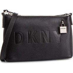 Torebka DKNY - Commuter-Sm R84EA893 Black/Silver BSV. Czarne torebki klasyczne damskie DKNY, bez wzorów, ze skóry, bez dodatków. W wyprzedaży za 449,00 zł.