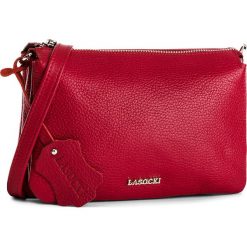 Torebka LASOCKI - BRT-059 Dk Red. Czerwone listonoszki damskie Lasocki, na imprezę, bez wzorów, ze skóry, bez dodatków. Za 119,99 zł.