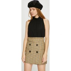 Vero Moda - Top. Szare topy damskie Vero Moda, l, z poliesteru, ze stójką. W wyprzedaży za 99,90 zł.
