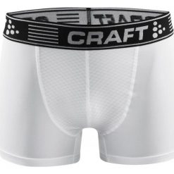 Bokserki męskie: Craft wielkość bokser 3-calowe mężczyzn – biały / czarny – s