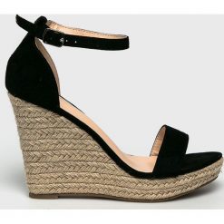 Answear - Espadryle Day-Vine. Niebieskie koturny damskie ANSWEAR, bez obcasa, na obcasie, na klamry. W wyprzedaży za 69,90 zł.